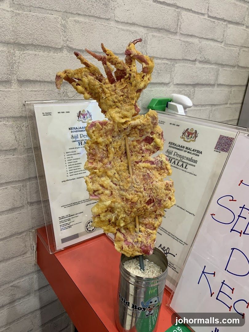 Fried Squid Skewer