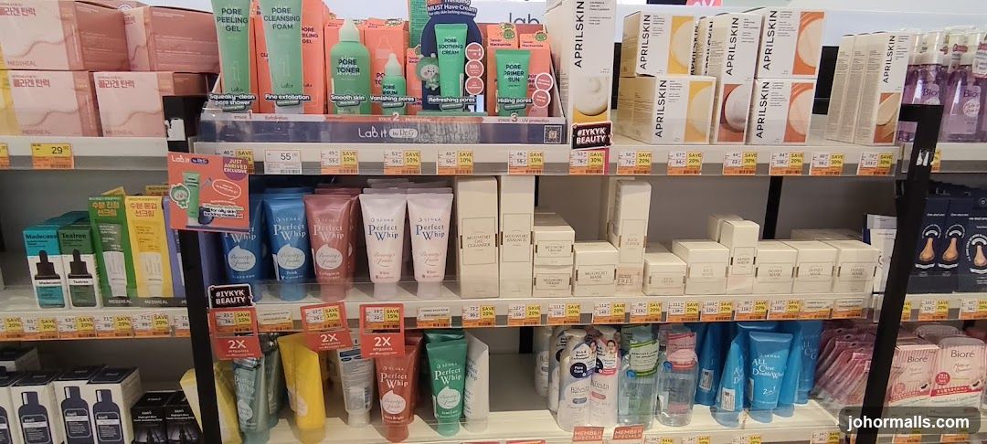 Skincare Products on Shelves