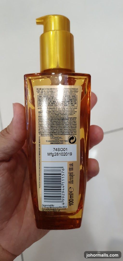 L'Oréal Hair Oil Bottle