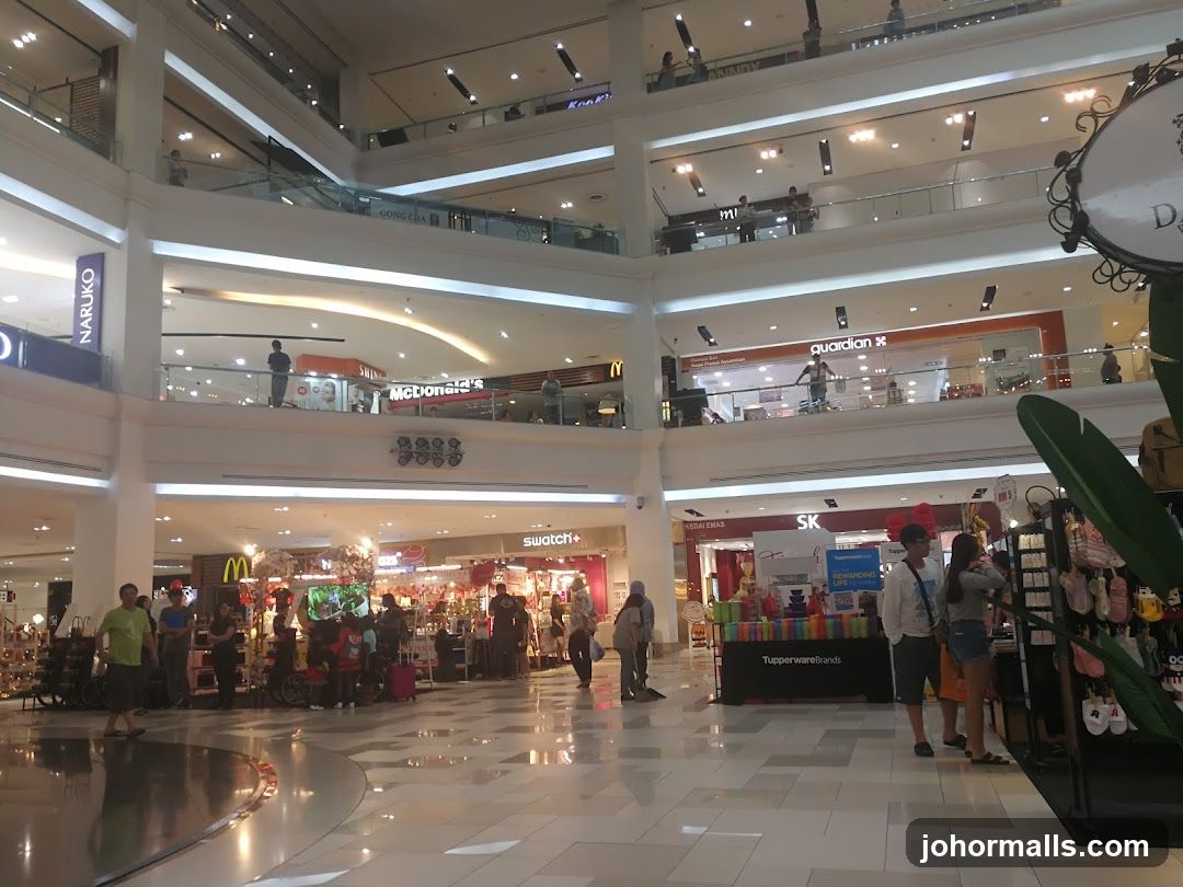 Mall Interior with Shops