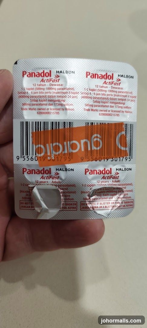 Panadol ActiFast Blister Pack