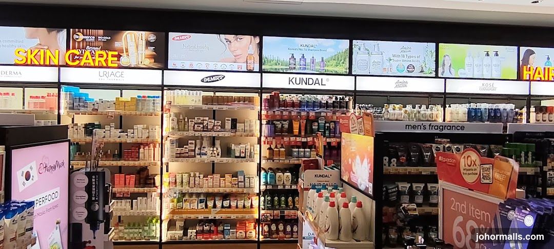 Cosmetics and Skincare Display