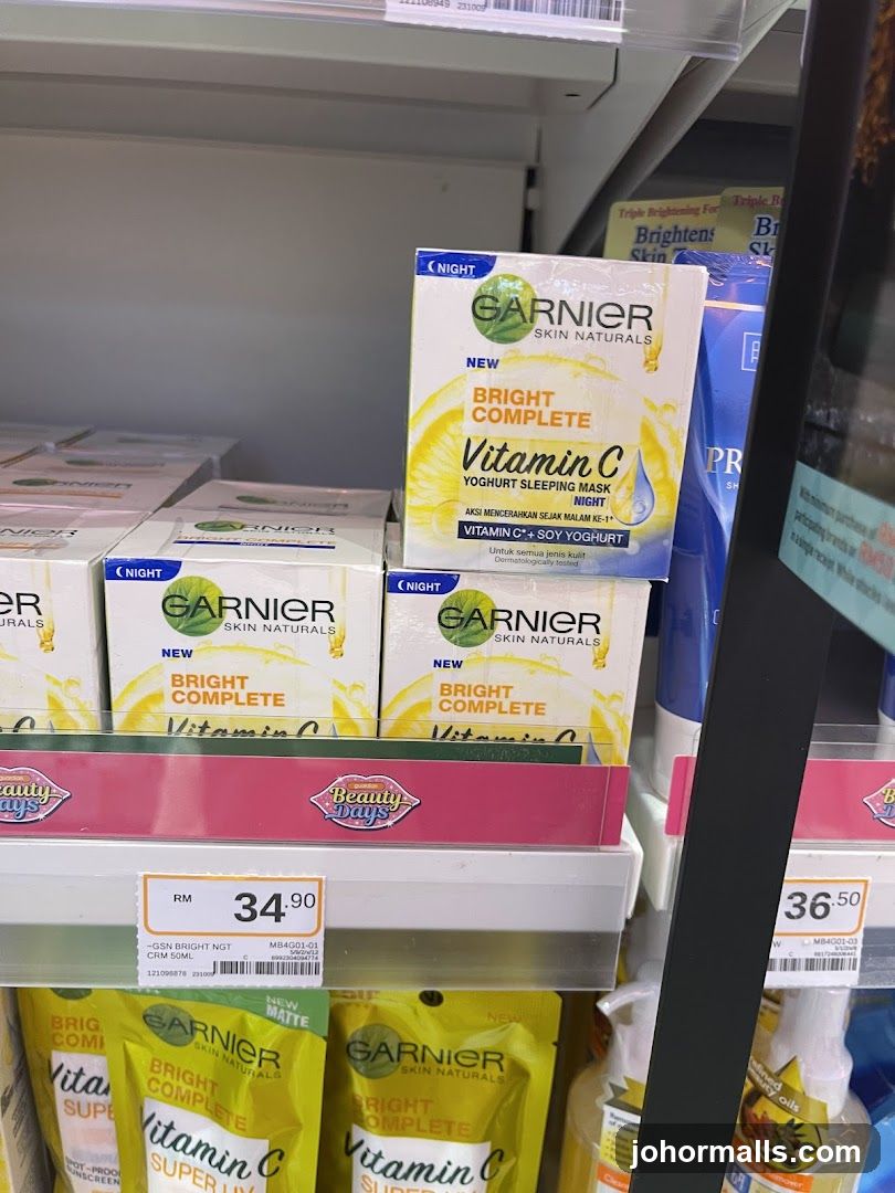 Garnier Bright Complete Vitamin C Products