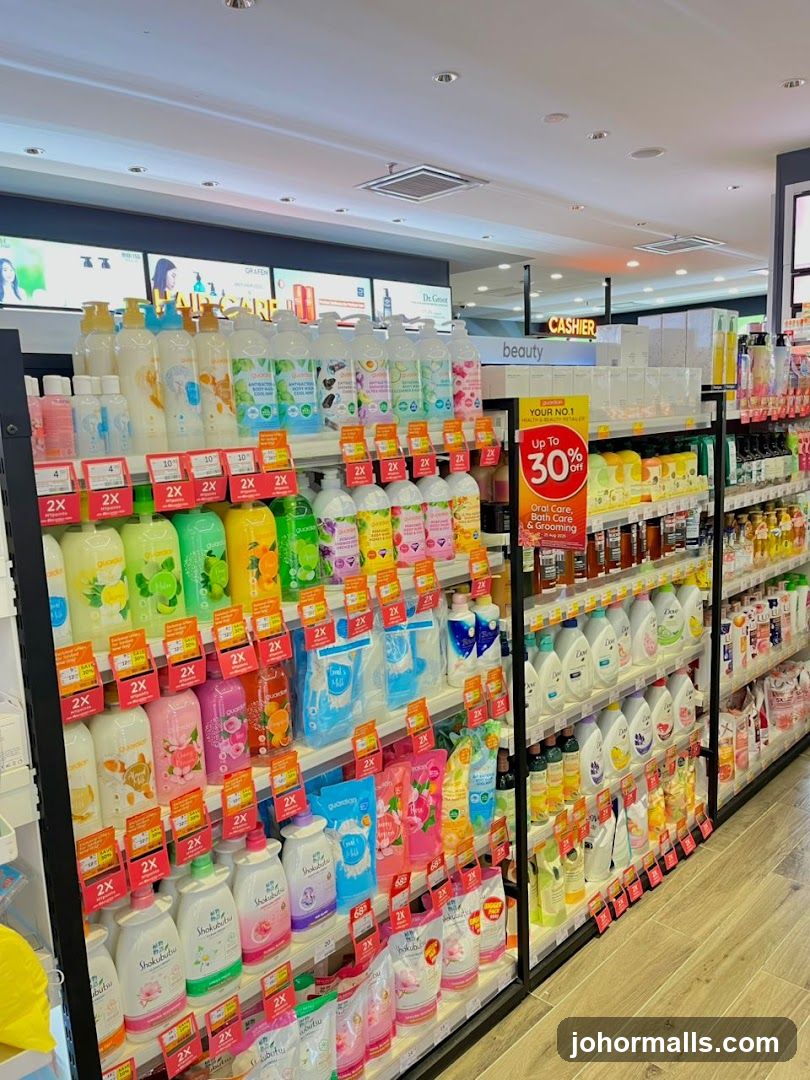 Health and Beauty Products Display