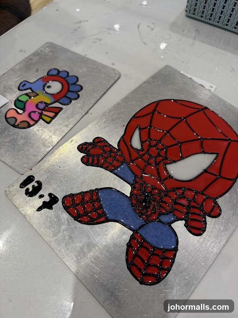 Spiderman and Seahorse Art