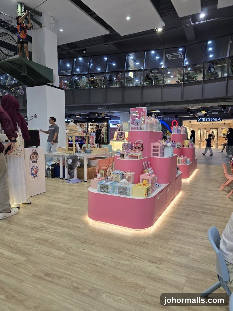 Retail display of toys and accessories
