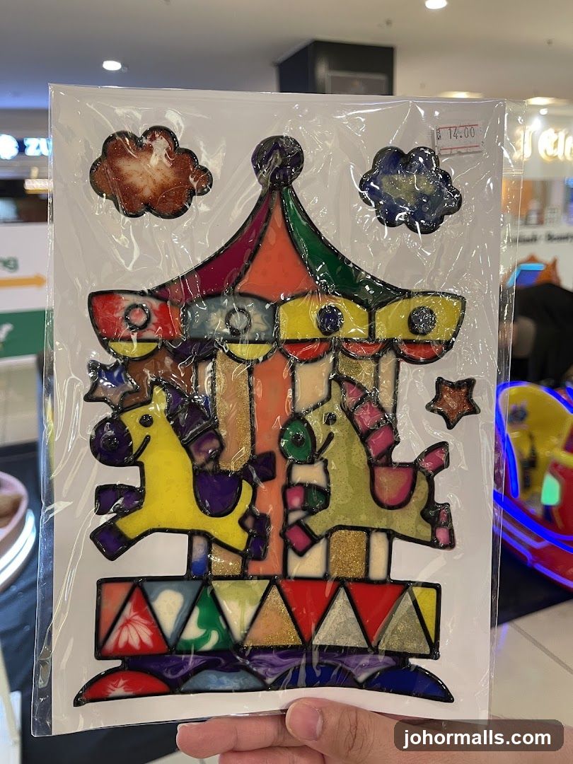Carousel Window Cling