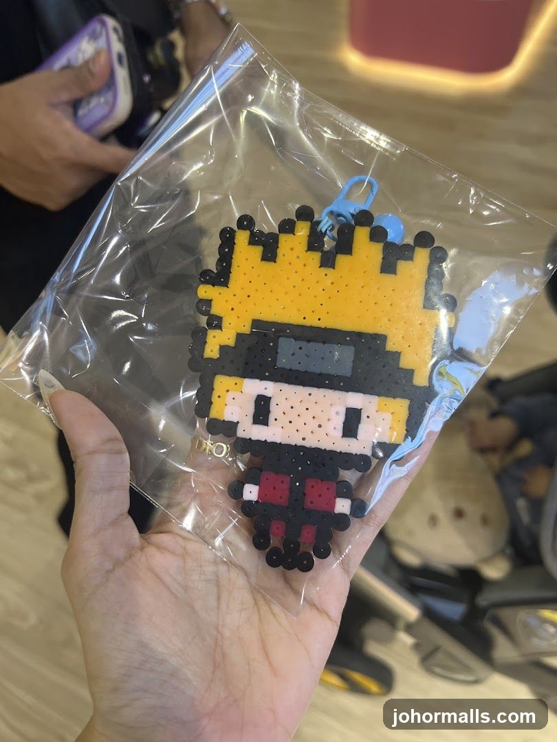 Perler Bead Keychain