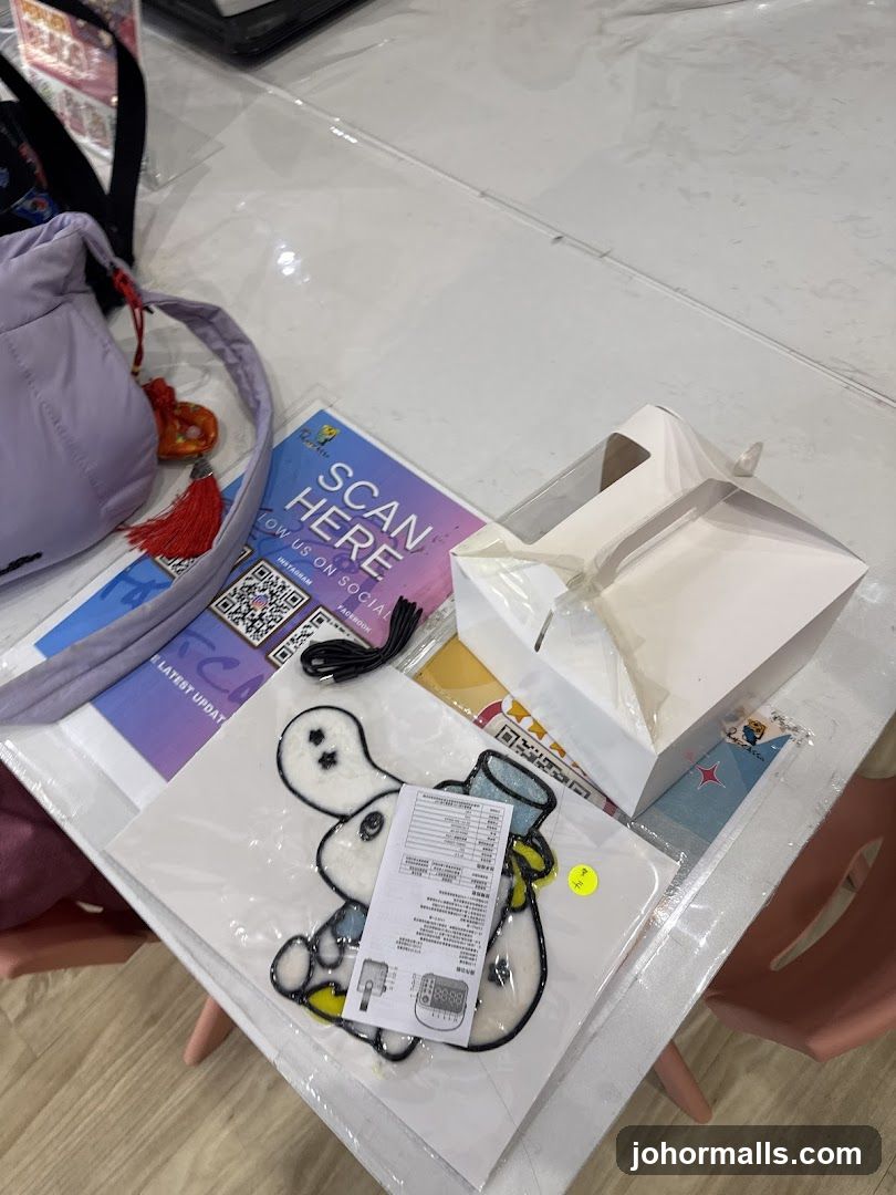 Table with items