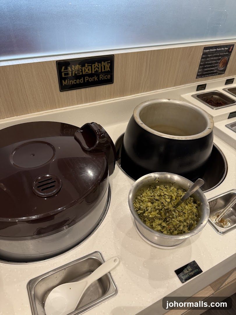 Minced Pork Rice Station