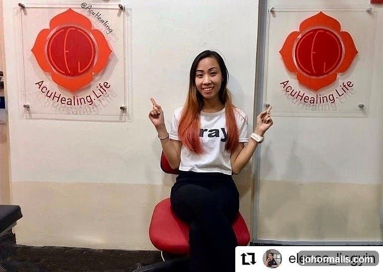 Woman Posing with Logos
