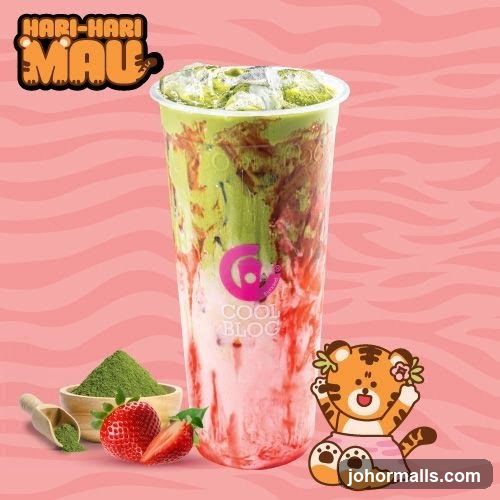 Matcha Strawberry Drink