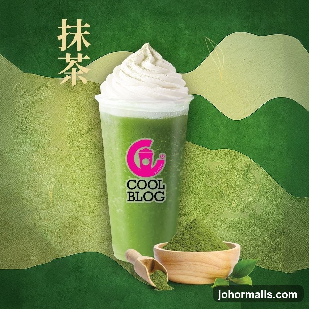 Matcha Drink Advertisement
