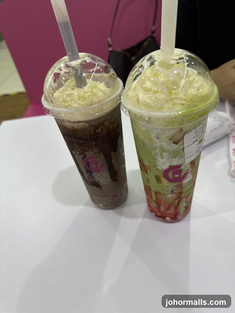 Two Iced Drinks