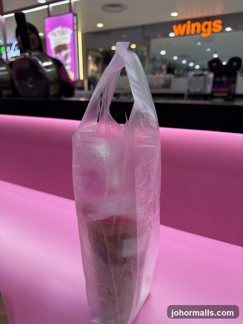 Takeaway Drink in Plastic Bag
