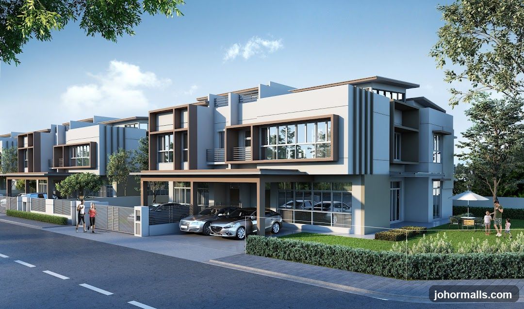 Modern Townhouses with Landscaped Gardens