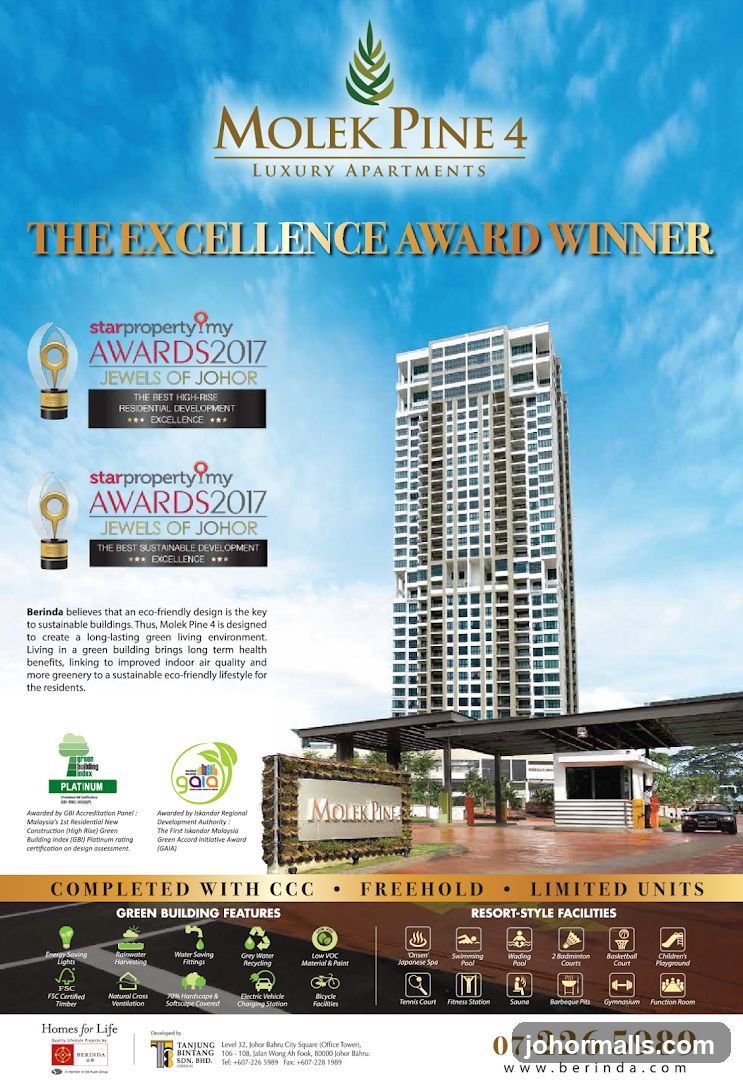 Molek Pine 4 Luxury Apartments Advertisement