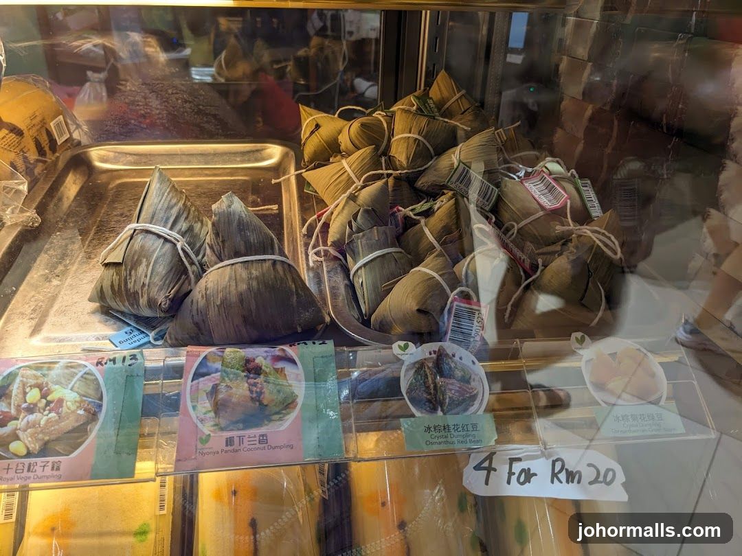 Dumplings in a Display Case