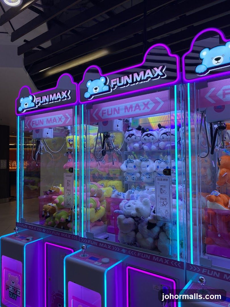 Claw Machine with Plush Toys