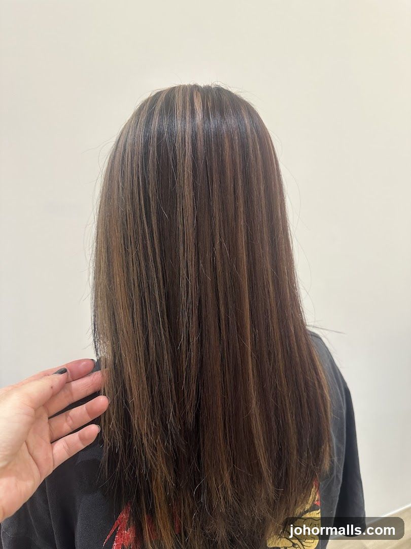 Woman's Hair with Highlights