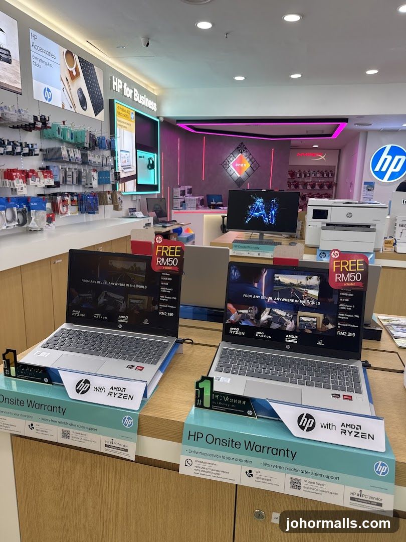 HP World JB Paradigm Mall