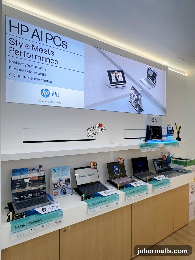 HP AI PCs Display