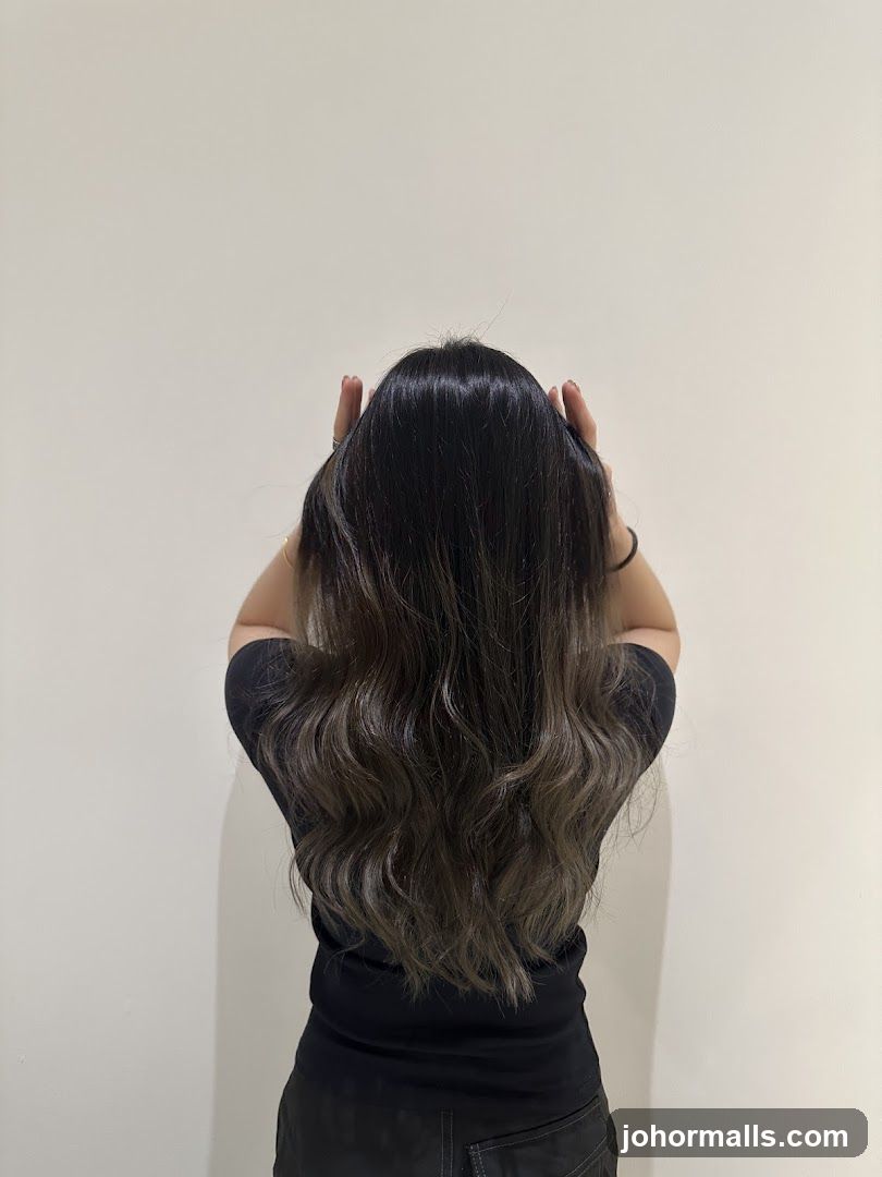 Woman with Ombre Hair