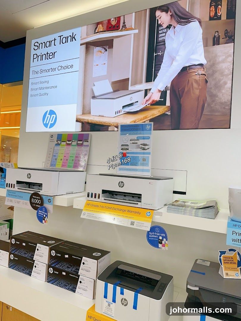 HP Smart Tank Printers Display