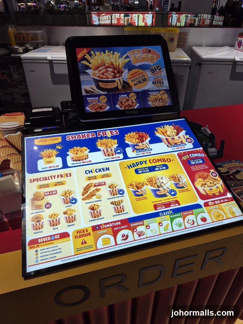 Happy Potato Menu