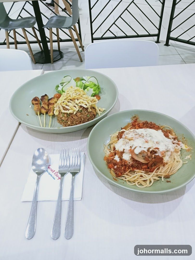 Two Dishes on a Table