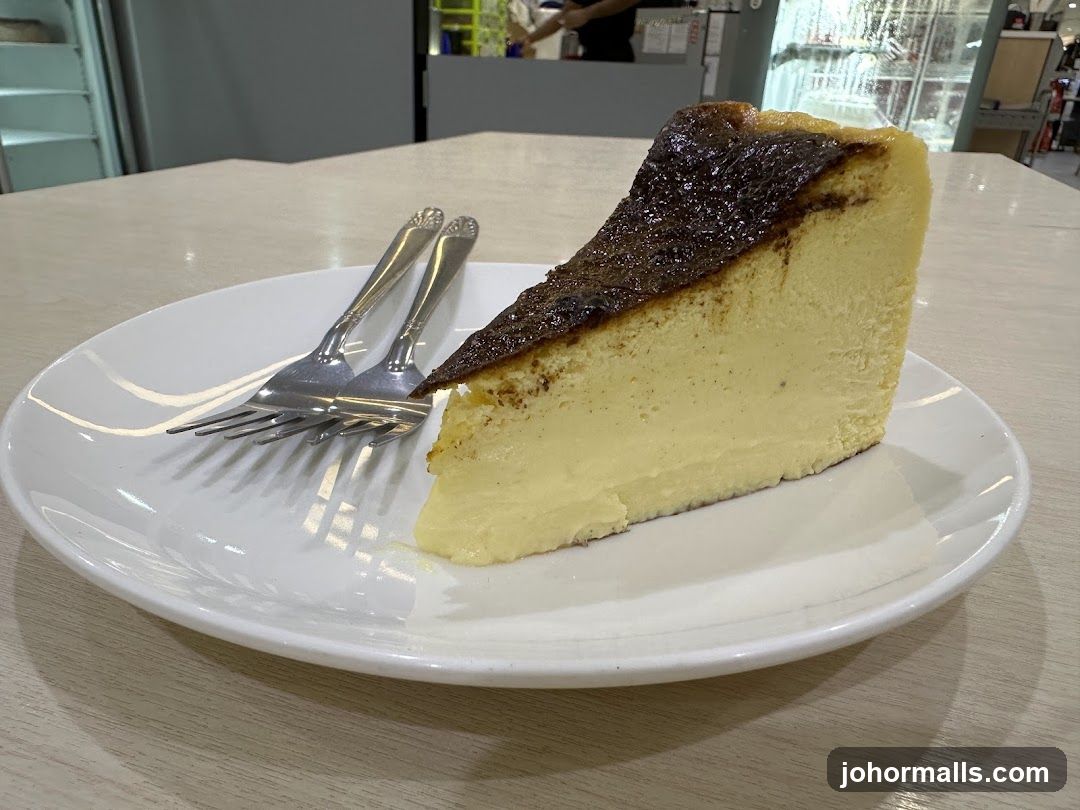 Burnt Basque Cheesecake Slice