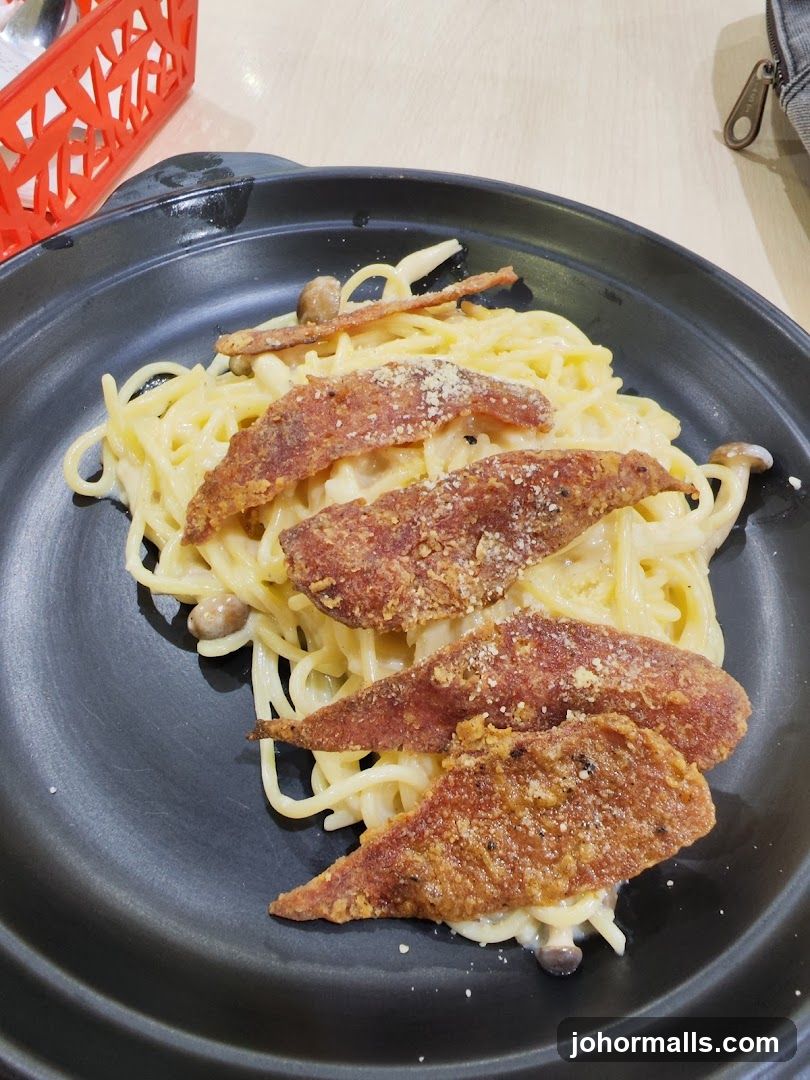 Pasta with Crispy Toppings