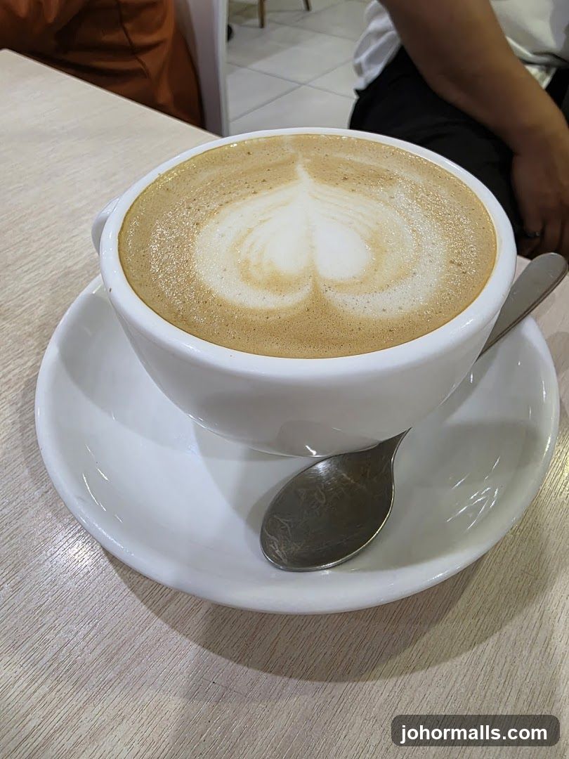 Latte with Heart Art