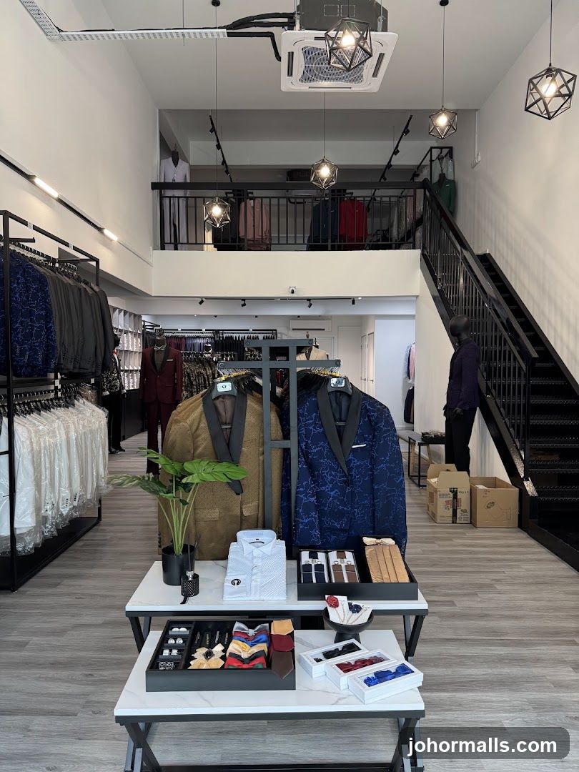 Men's Formal Wear Store Interior