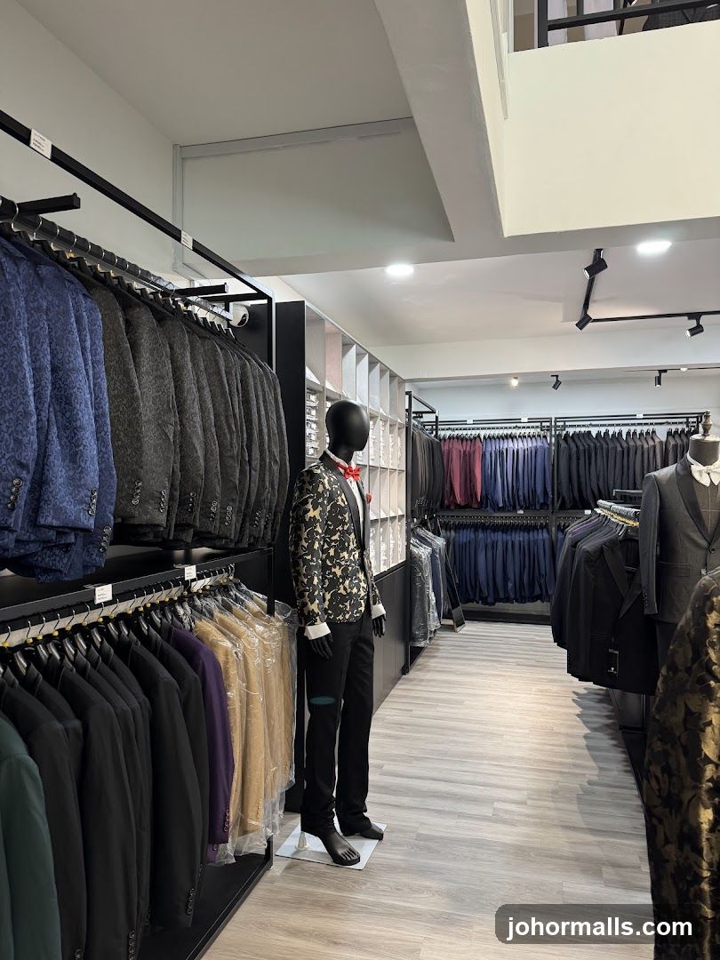 Men's Suits Display