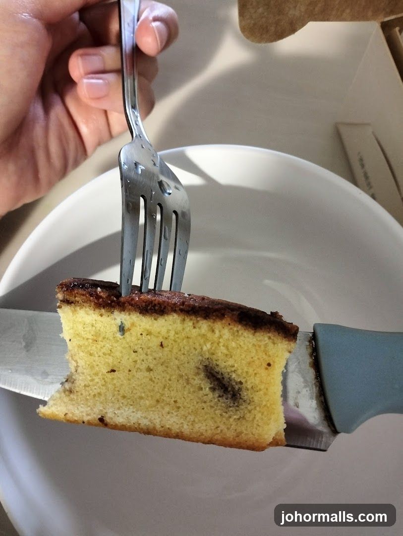 Cake being cut