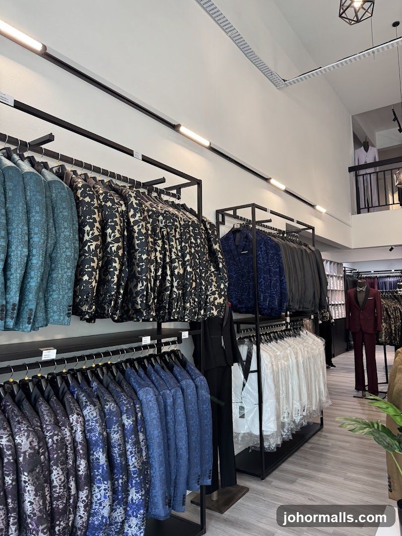 Men's Formal Wear Store Interior