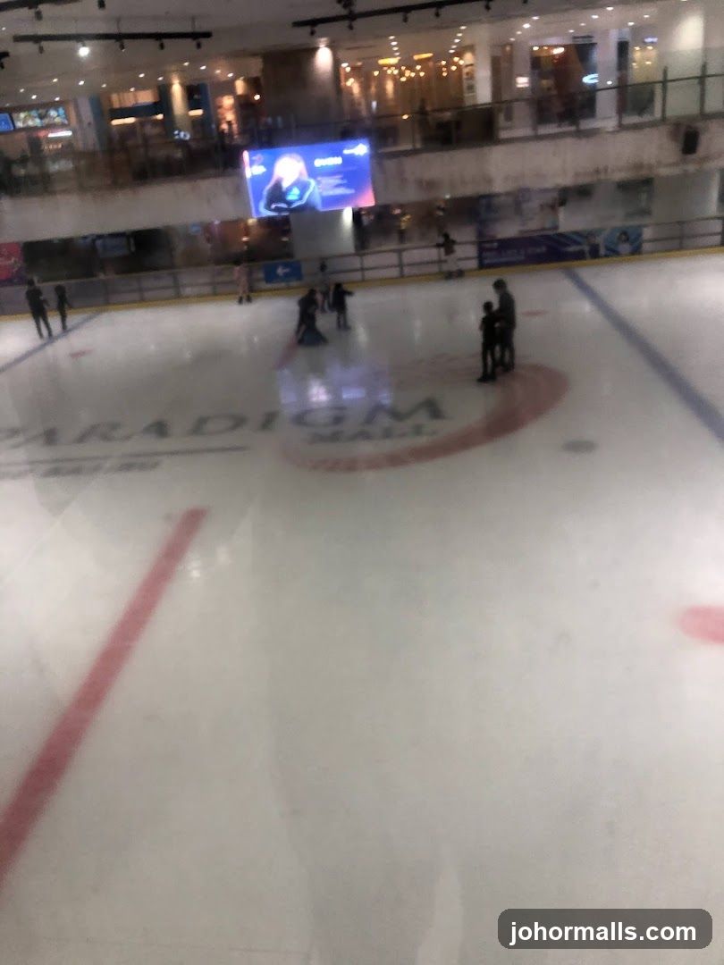 Ice Skating Rink in a Mall