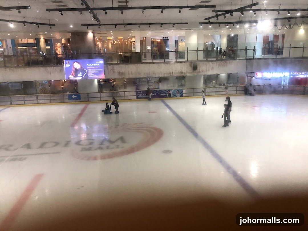 Ice Skating Rink in a Mall