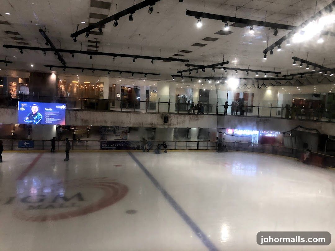 Ice Skating Rink in a Mall