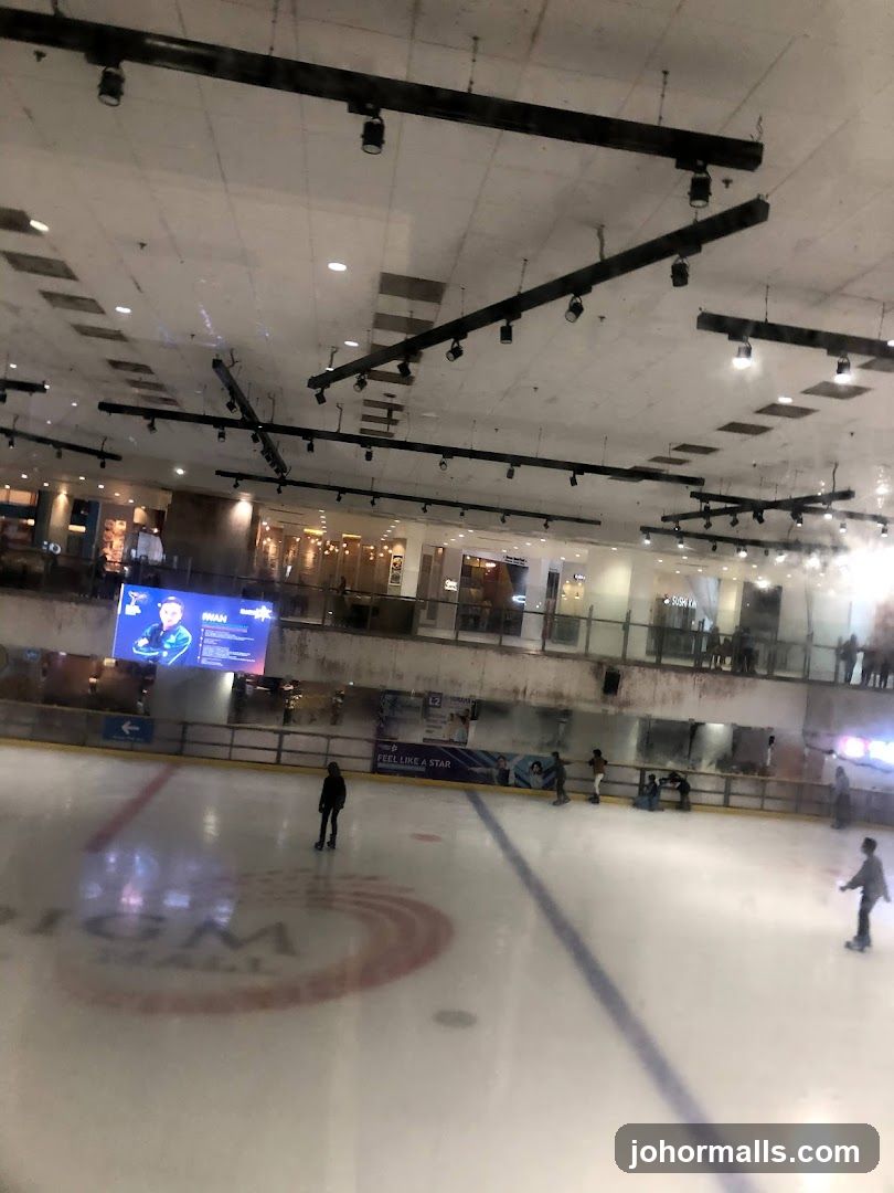 Ice Skating Rink in a Mall