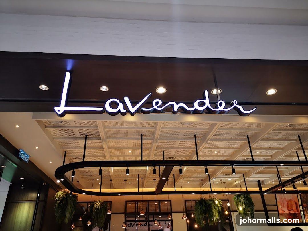 Lavender Cafe Signage