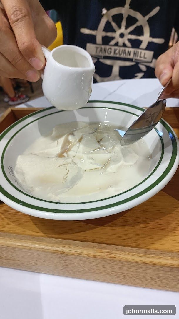 Dessert being served