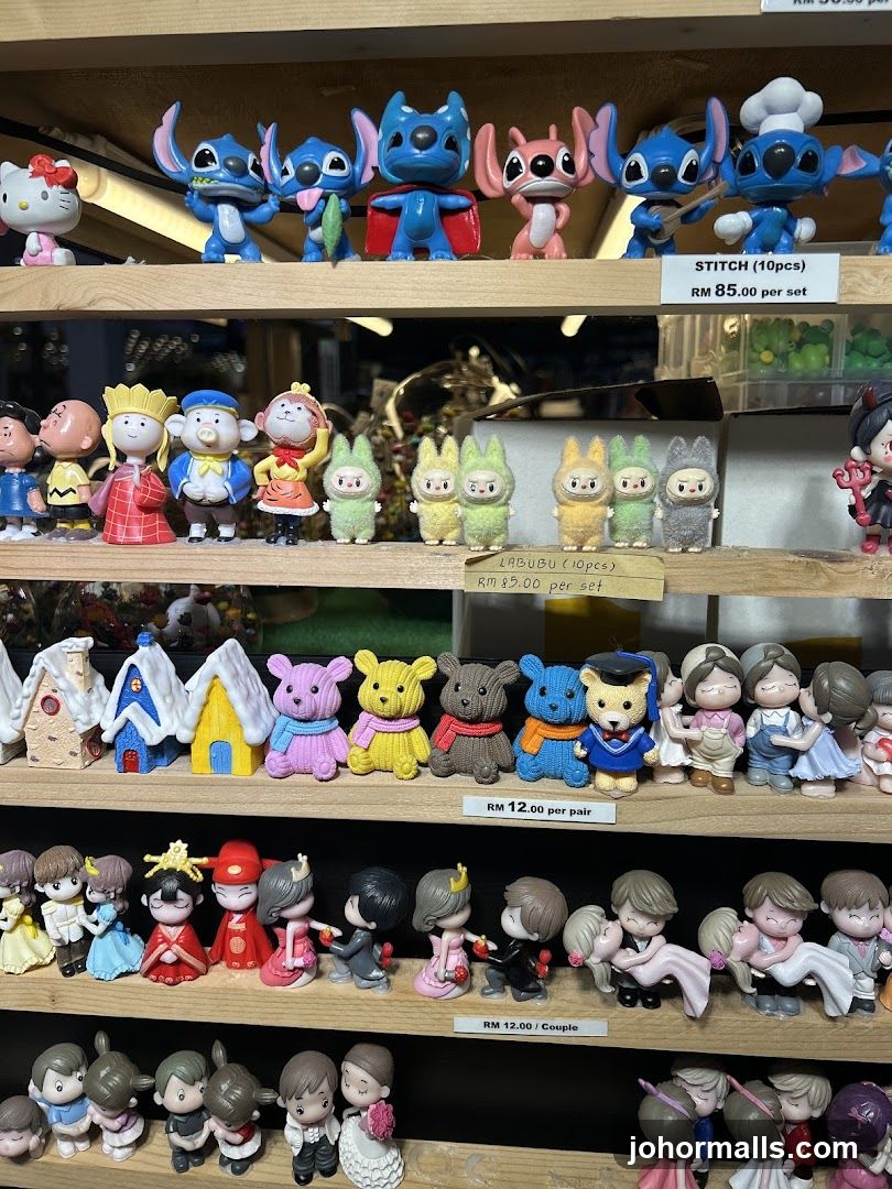Figurines on Shelves