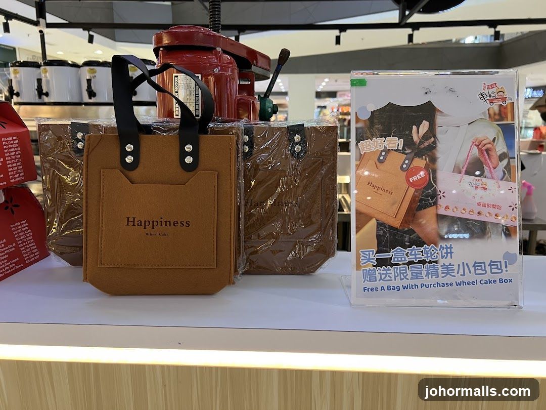 Promotional Display for Wheel Cakes