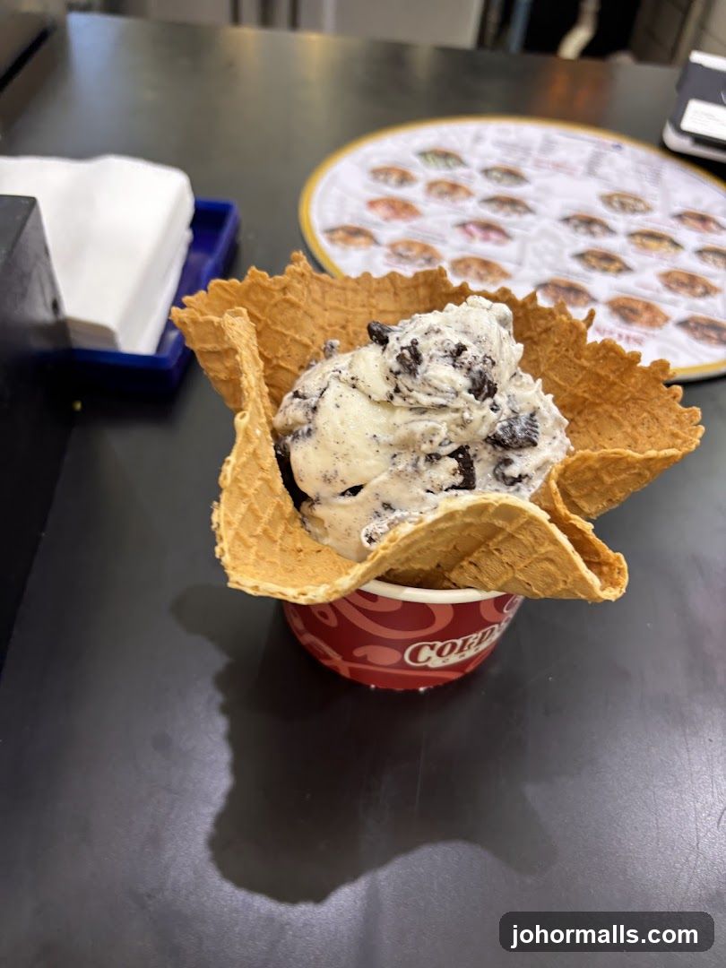 Ice Cream in a Waffle Cone