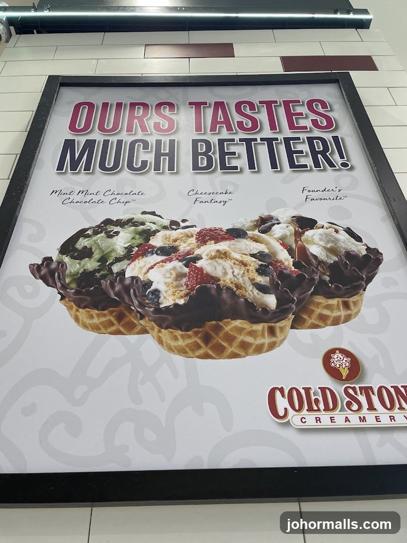 Cold Stone Creamery Advertisement