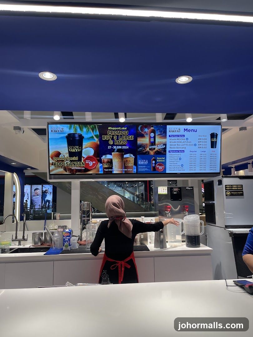 Kopi Rakyat Menu and Promotion