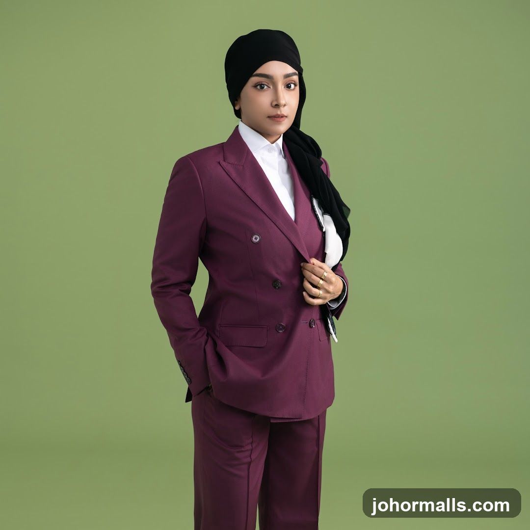 Woman in a suit