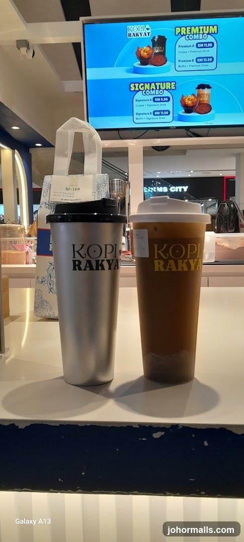 Kopi Rakyat Drinks and Menu Display